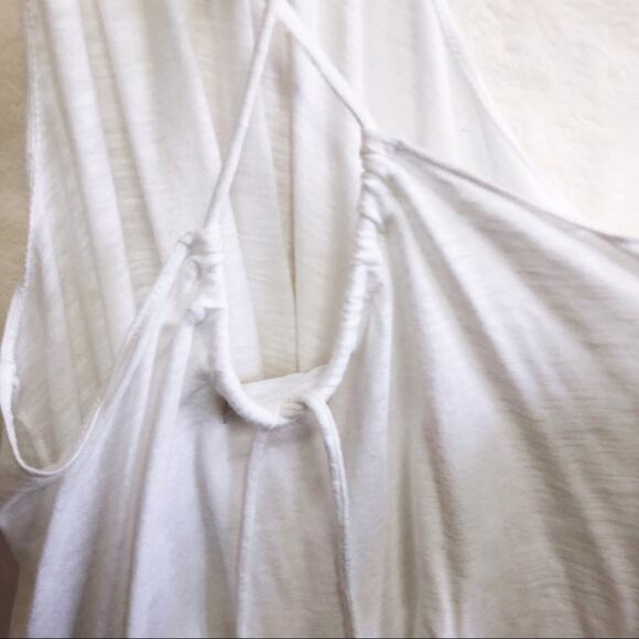 Hollister White Airy Racerback Adjustable Top - Picture 8 of 8